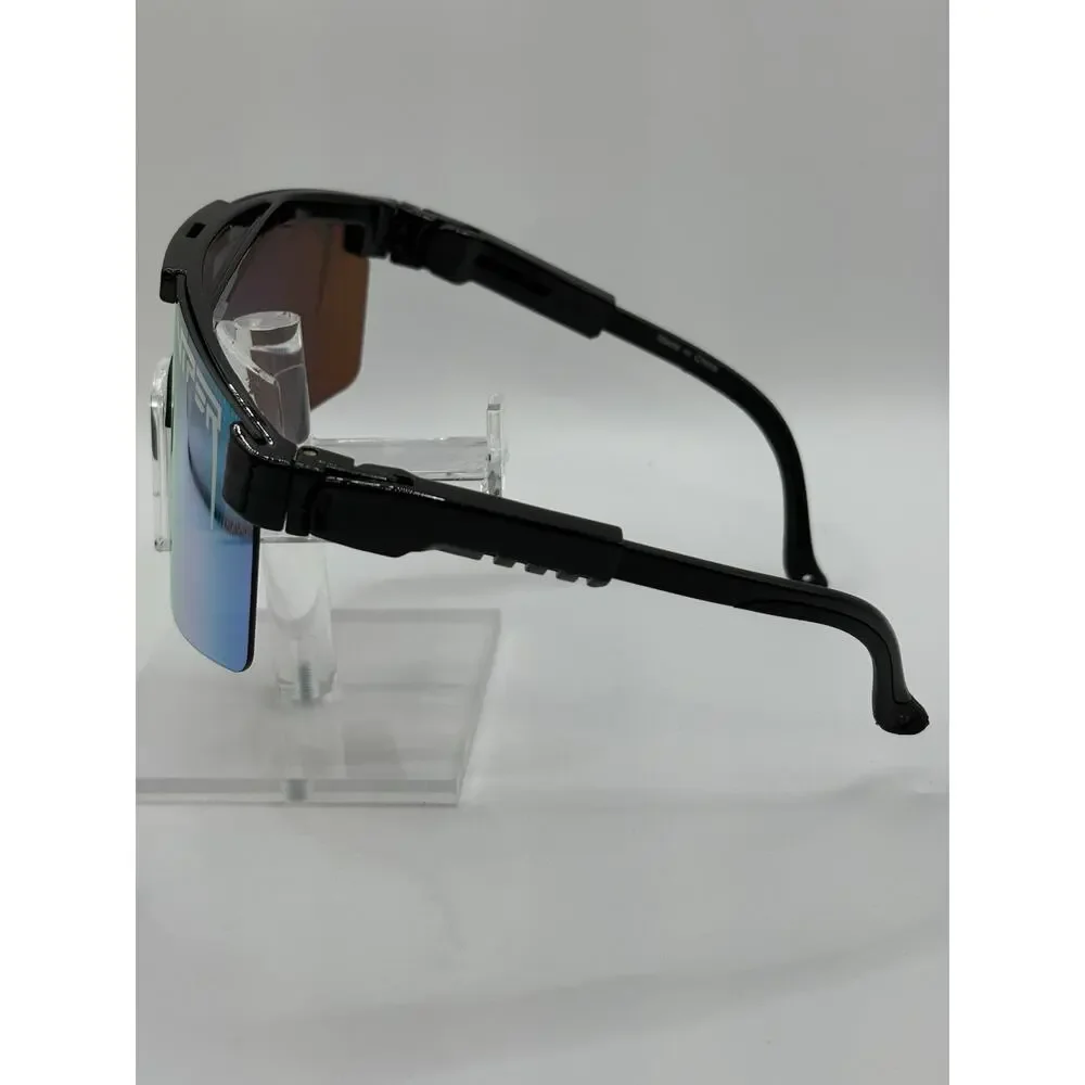 Pit Viper Shield Sunglasses Rainbow Mirror Wrap Sport Unisex MAS88R